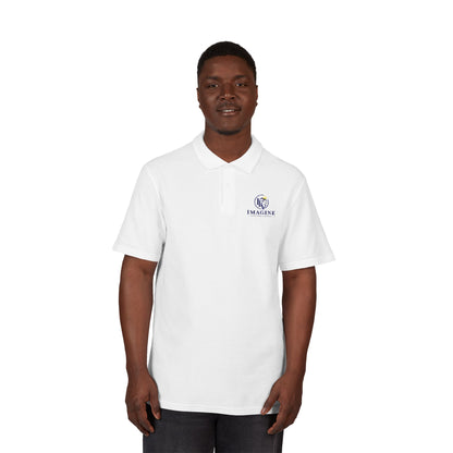 Imagine Embroidered Polo Shirt — Classic Corporate Logo Pique