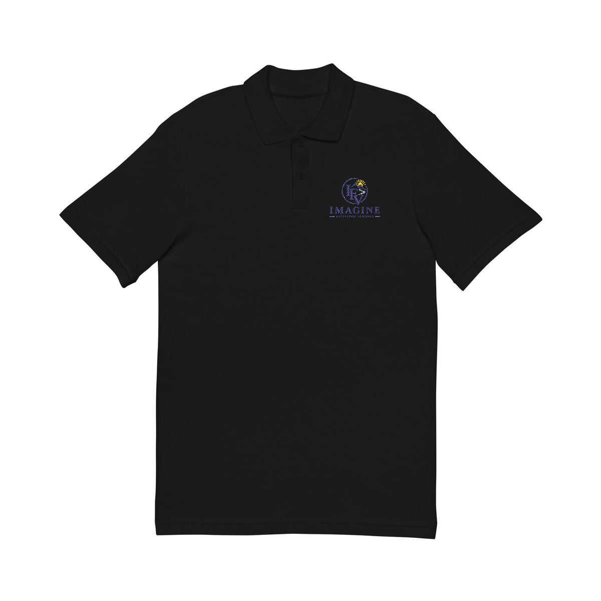 Imagine Embroidered Polo Shirt — Classic Corporate Logo Pique