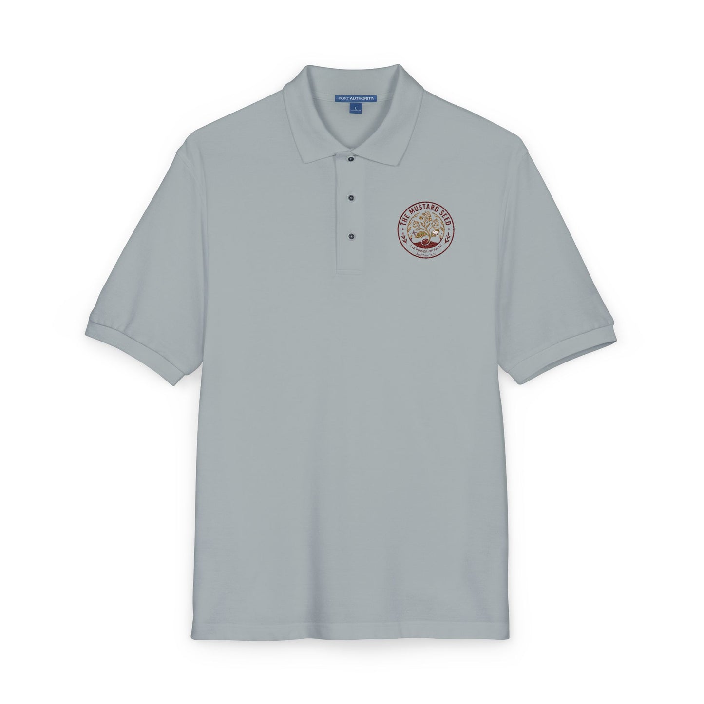 Casual logo polo shirt, Good Vibes Only design