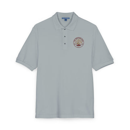 Casual logo polo shirt, Good Vibes Only design