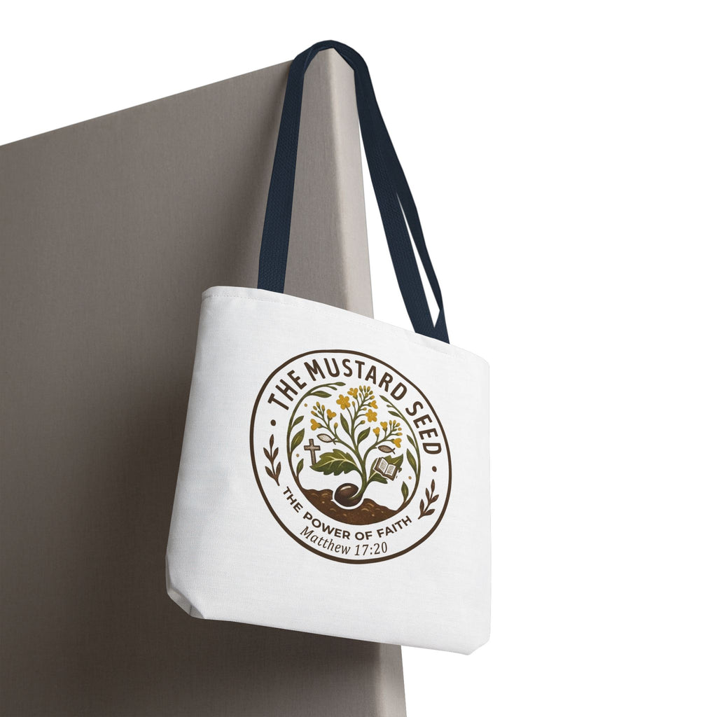 Tote Bag — "The Mustard Seed" Faith Tote Bag (Matthew 17:20)