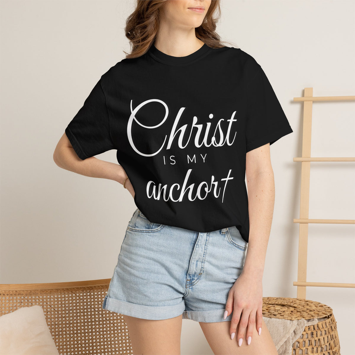 Christian T-Shirt — "Christ Is My Anchor" Faith Tee - The Mustard SeedChristian T-Shirt — "Christ Is My Anchor" Faith TeePrintifyThe Mustard Seed13166981230323521575Christian T-Shirt — "Christ Is My Anchor" Faith TeeT-Shirt