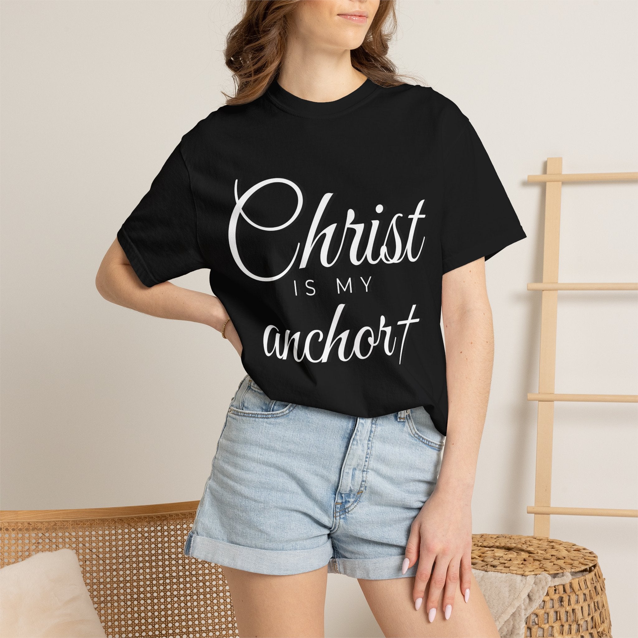 Christian T-Shirt — "Christ Is My Anchor" Faith Tee - The Mustard SeedChristian T-Shirt — "Christ Is My Anchor" Faith TeePrintifyThe Mustard Seed13166981230323521575Christian T-Shirt — "Christ Is My Anchor" Faith TeeT-Shirt