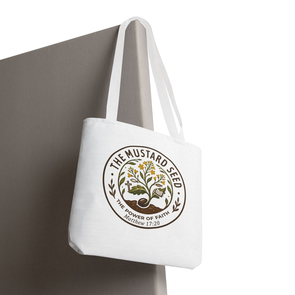 Tote Bag — "The Mustard Seed" Faith Tote Bag (Matthew 17:20)