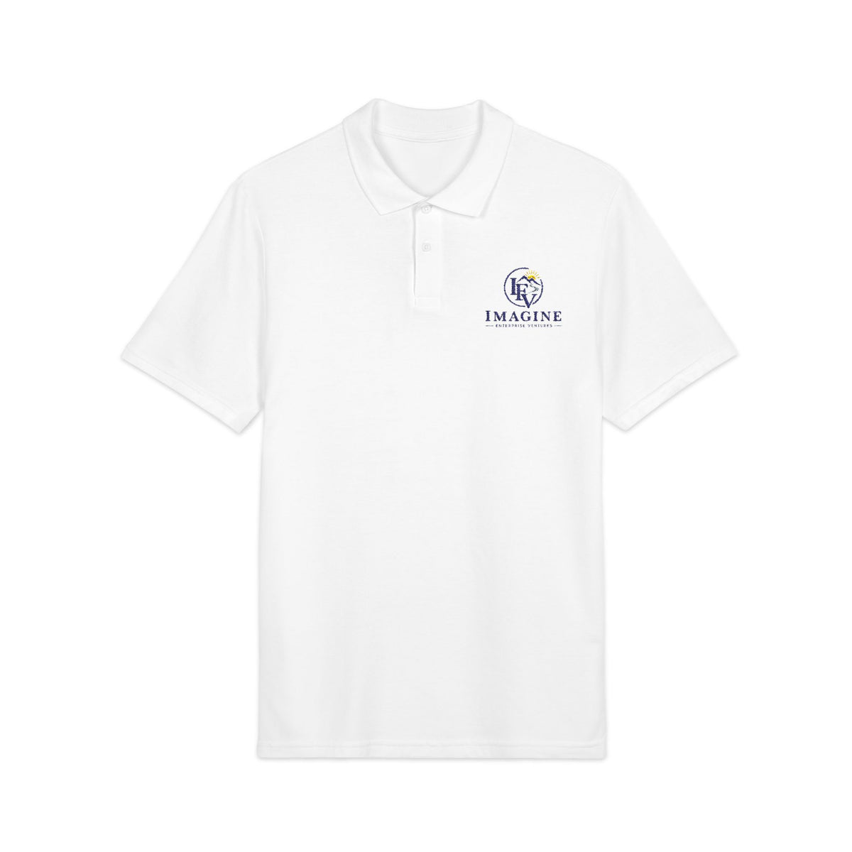 Imagine Embroidered Polo Shirt — Classic Corporate Logo Pique