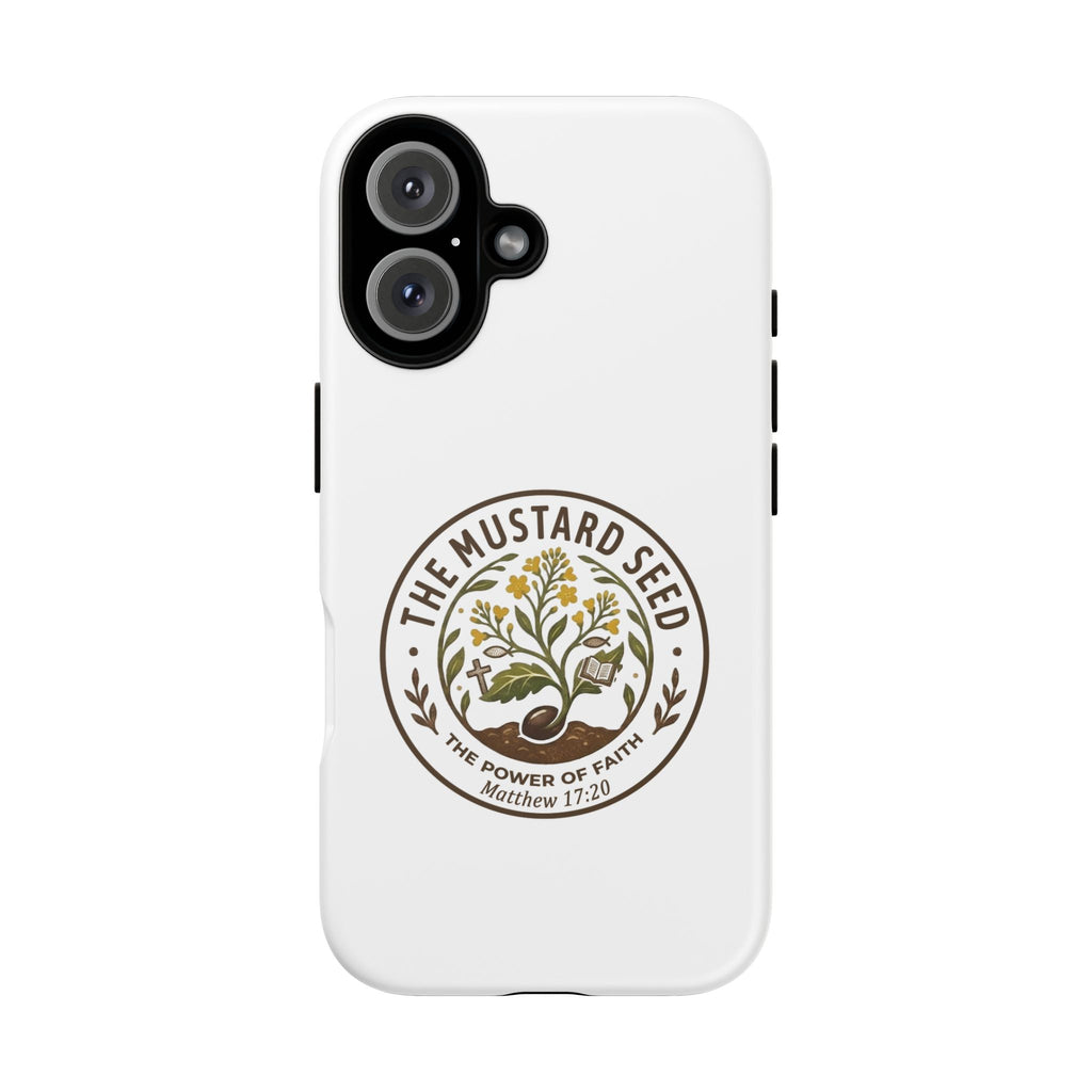 Mustard Seed Phone Case — "The Power of Faith" Christian iPhone Case