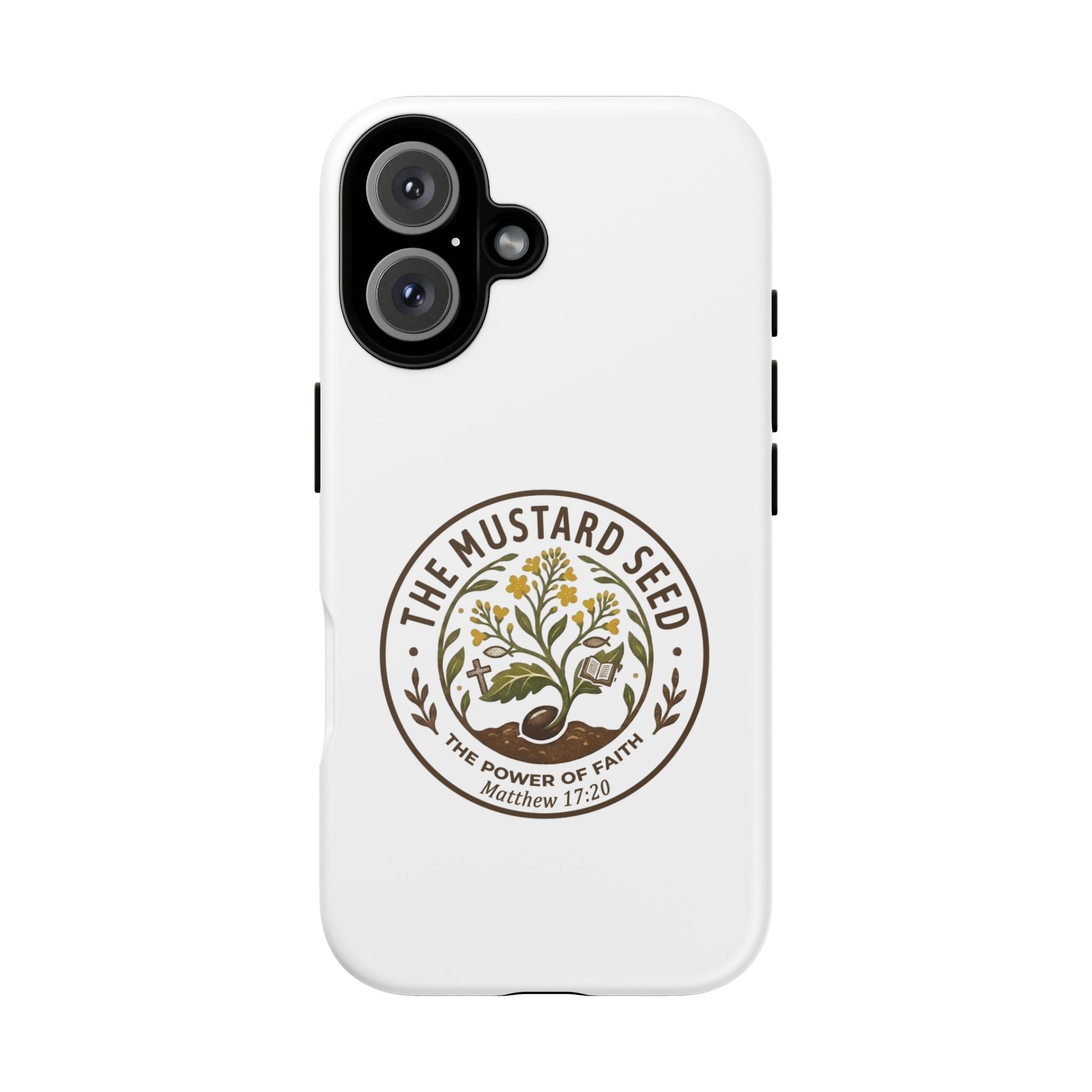 Mustard Seed Phone Case — "The Power of Faith" Christian iPhone Case
