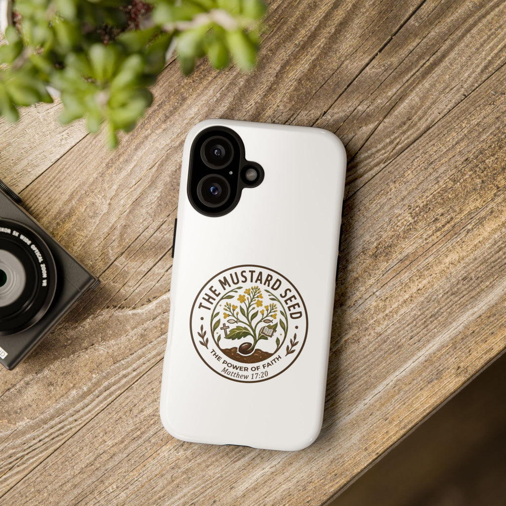 Mustard Seed Phone Case — "The Power of Faith" Christian iPhone Case