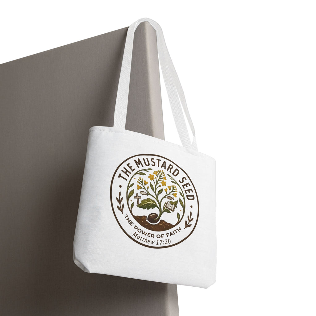 Tote Bag — "The Mustard Seed" Faith Tote Bag (Matthew 17:20)