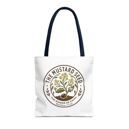 Tote Bag — "The Mustard Seed" Faith Tote Bag (Matthew 17:20)