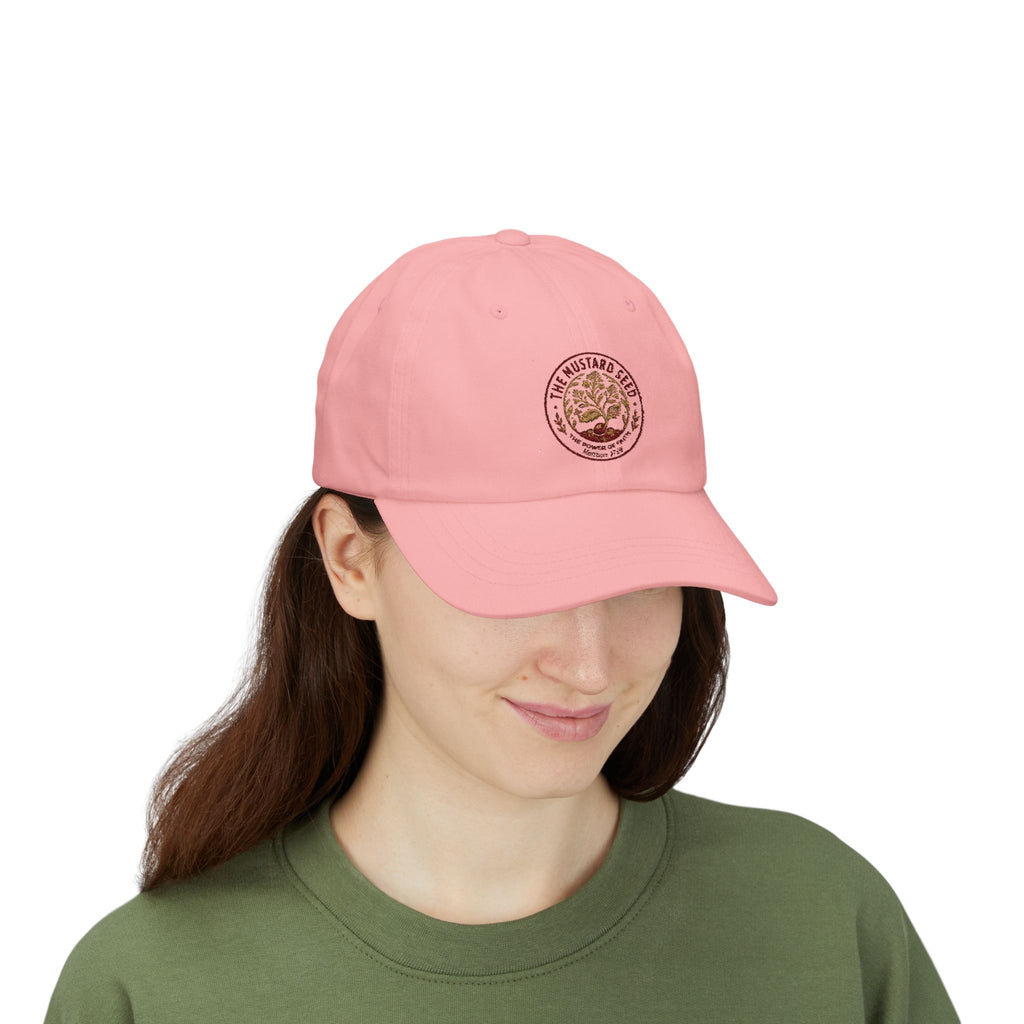 Unisex Hat – 'The Mustard Seed' Vintage Seedling Embroidered Baseball Hat