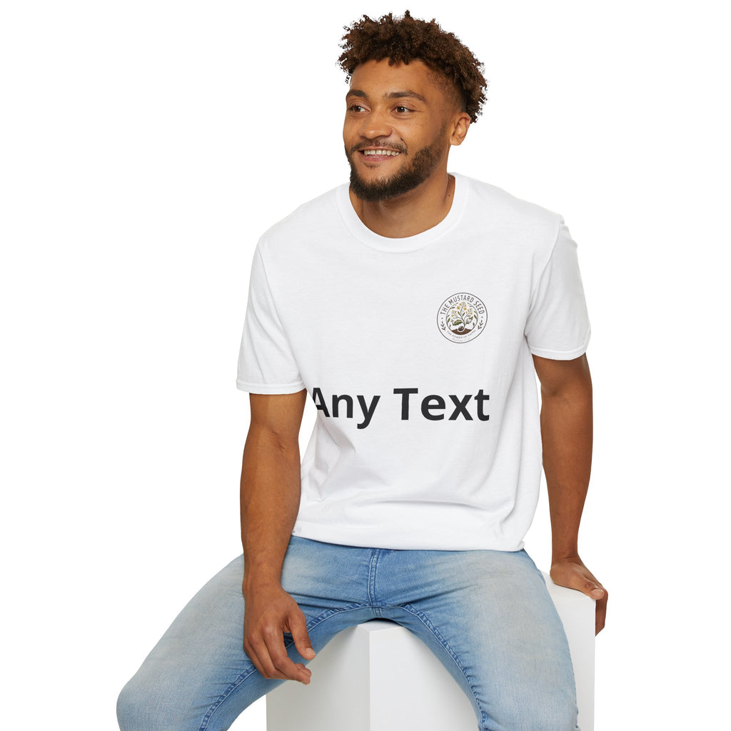 T-Shirt — Mustard Seed Faith Floral Logo Tee