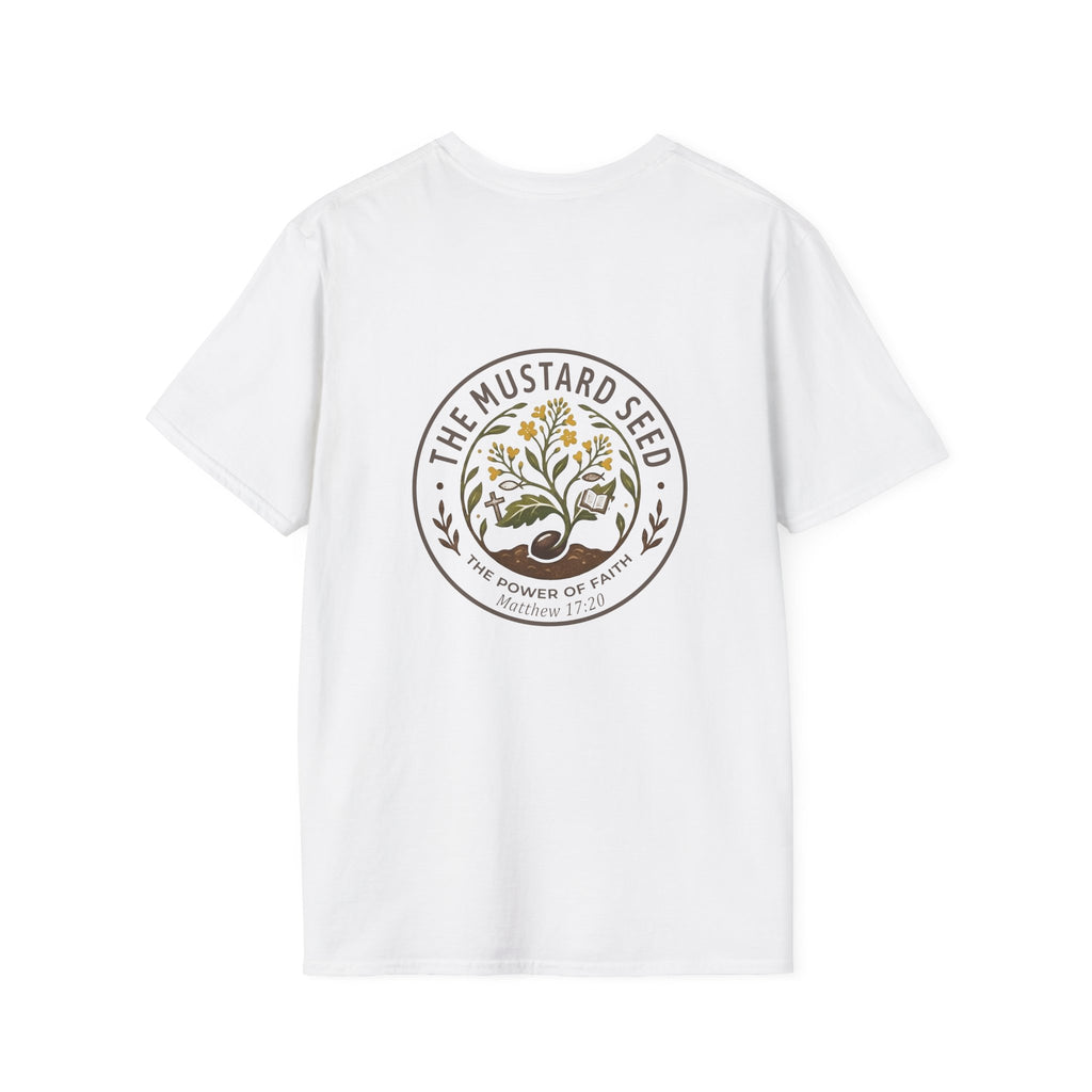 Minimal Coastal Tee displaying The Mustard Seed