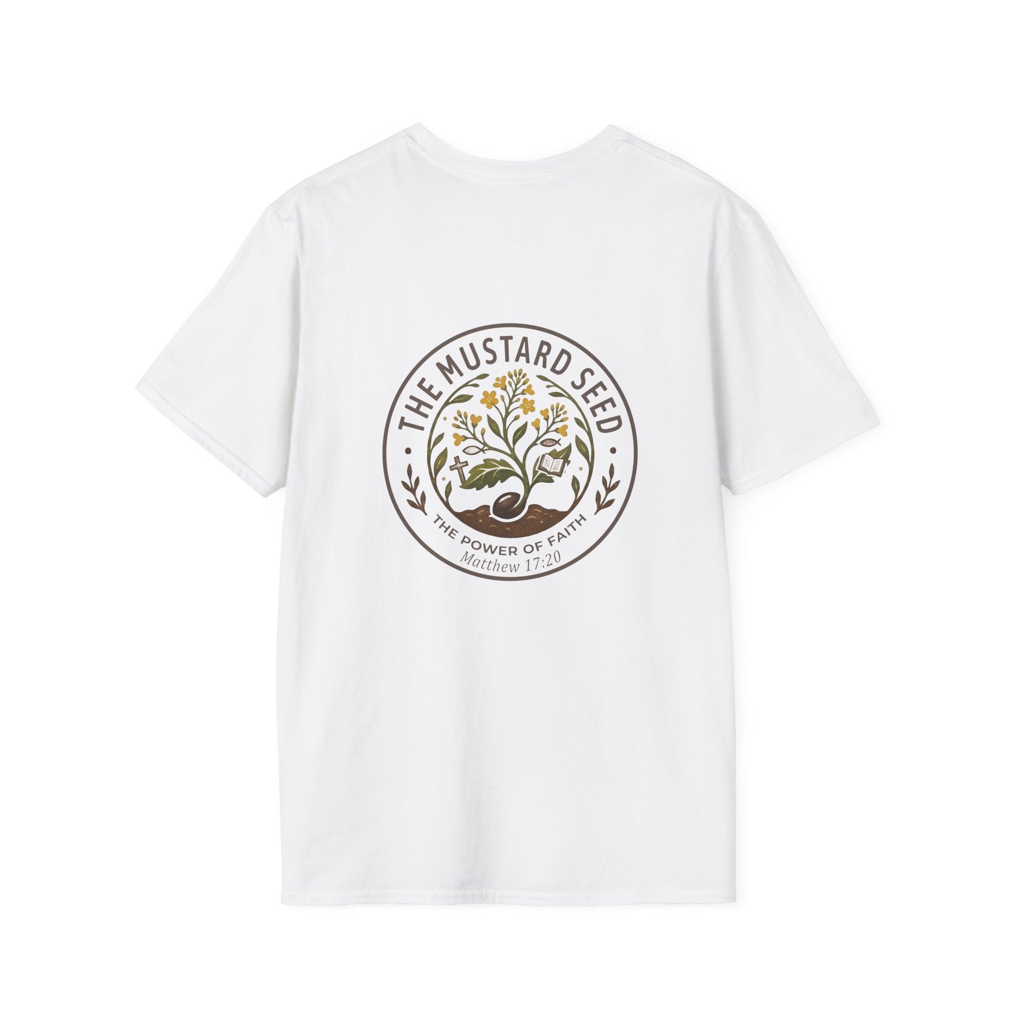 Minimal Coastal Tee displaying The Mustard Seed
