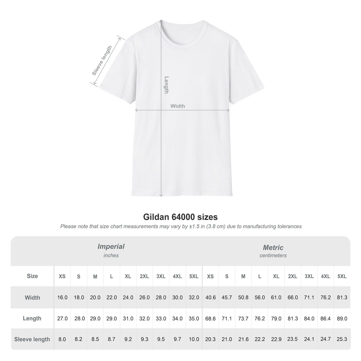 Custom t-shirt, blank canvas for your text
