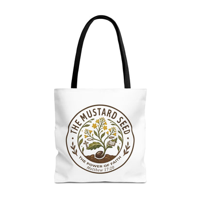 Tote Bag — "The Mustard Seed" Faith Tote Bag (Matthew 17:20)