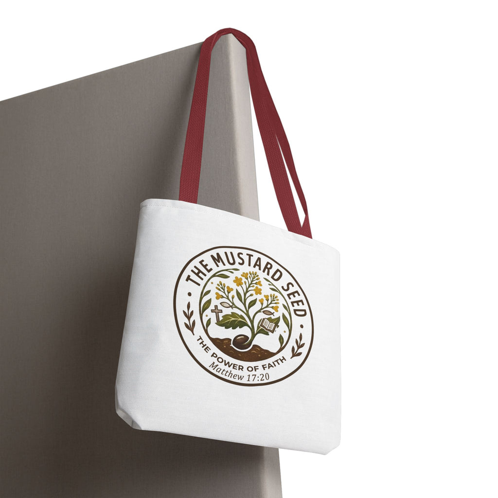 Tote Bag — "The Mustard Seed" Faith Tote Bag (Matthew 17:20)