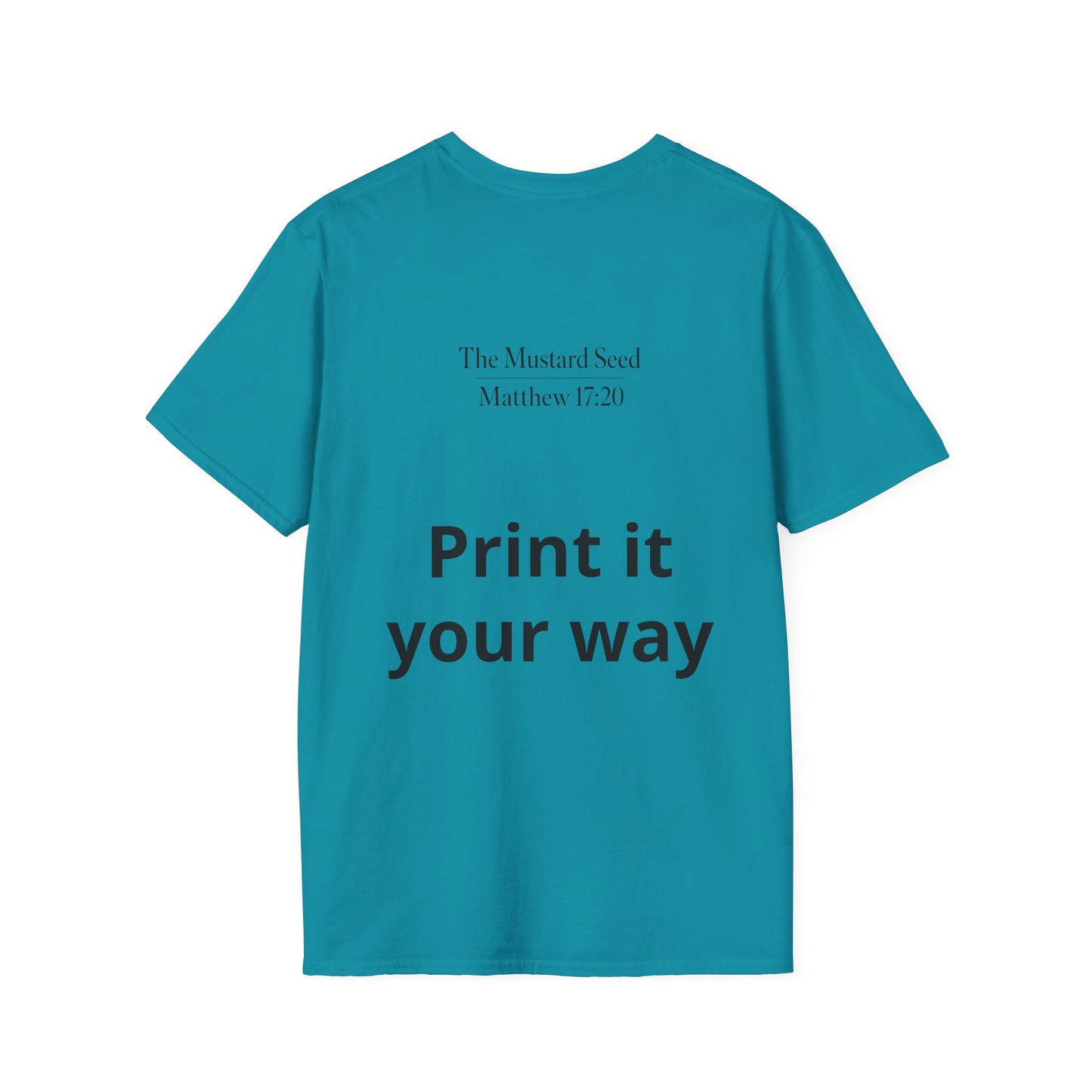 Personalized T-Shirt — Add Your Own Text or Image