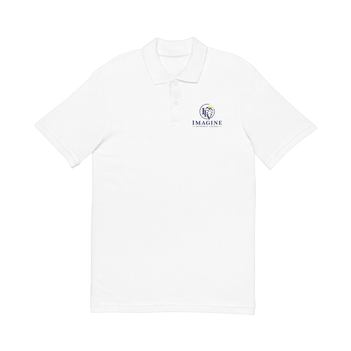 Imagine Embroidered Polo Shirt — Classic Corporate Logo Pique