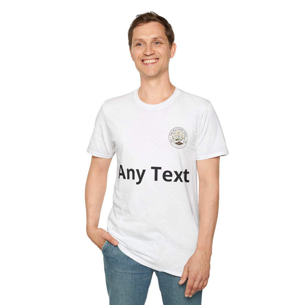 T-Shirt — Mustard Seed Faith Floral Logo Tee