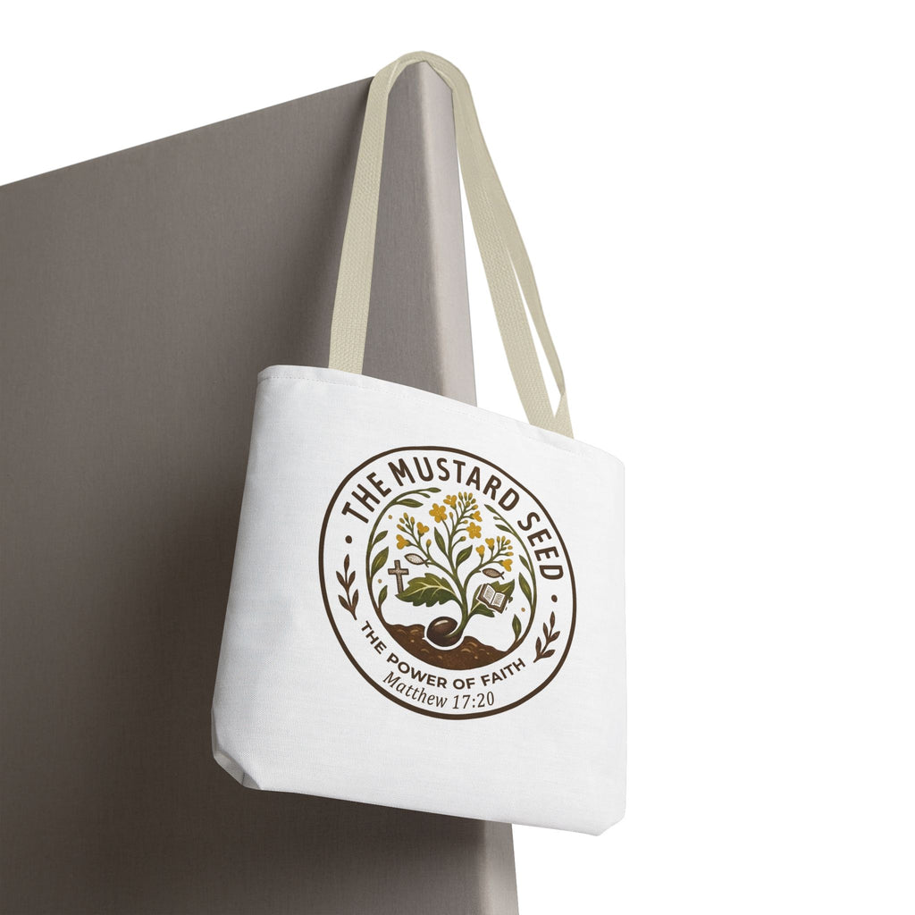 Tote Bag — "The Mustard Seed" Faith Tote Bag (Matthew 17:20)