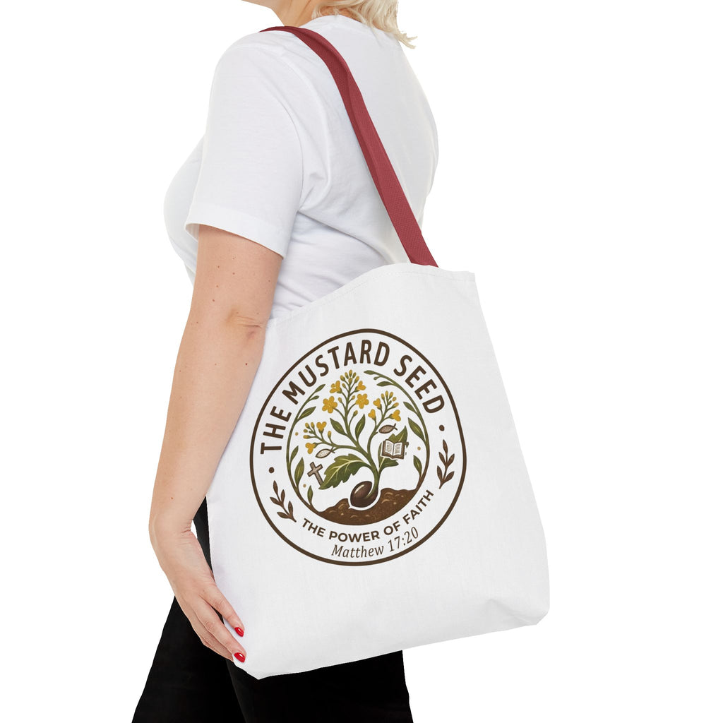 Tote Bag — "The Mustard Seed" Faith Tote Bag (Matthew 17:20)