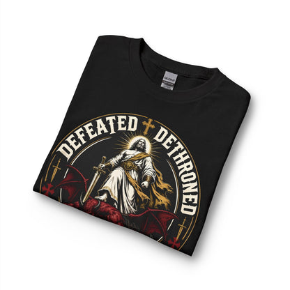 Defeated Dethroned Disarmed Long Sleeve Shirt — Gothic Religious Graphic Tee - The Mustard SeedDefeated Dethroned Disarmed Long Sleeve Shirt — Gothic Religious Graphic TeePrintifyThe Mustard Seed29485368138934424420Defeated Dethroned Disarmed Long Sleeve Shirt — Gothic Religious Graphic TeeT-Shirt