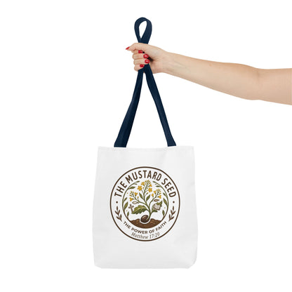 Tote Bag — "The Mustard Seed" Faith Tote Bag (Matthew 17:20)