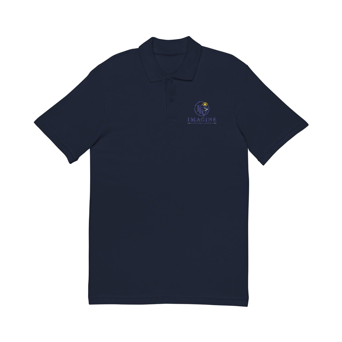 Imagine Embroidered Polo Shirt — Classic Corporate Logo Pique
