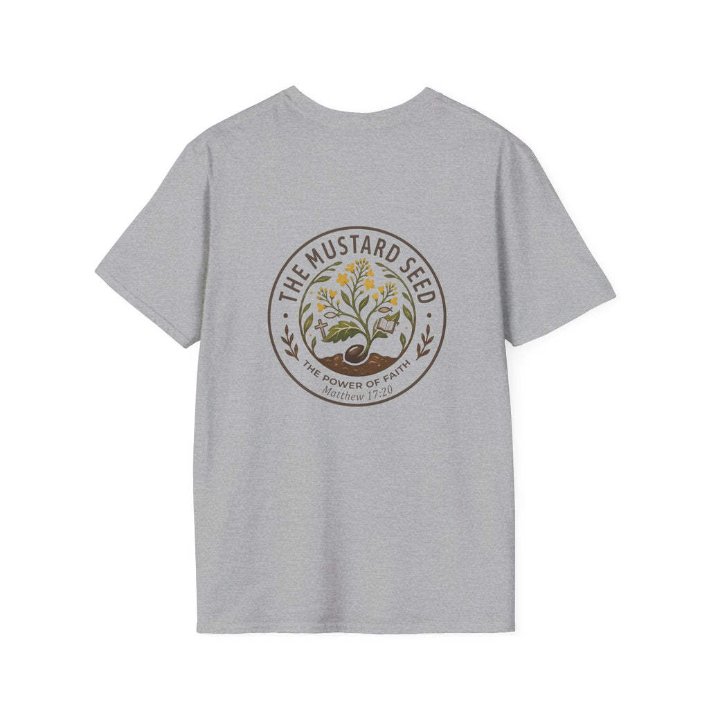 Minimal Coastal Tee displaying The Mustard Seed