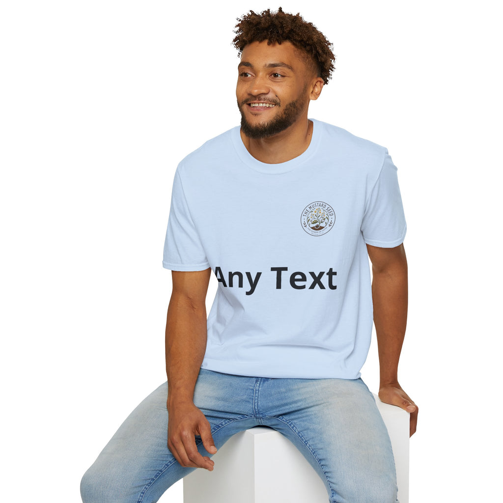 T-Shirt — Mustard Seed Faith Floral Logo Tee