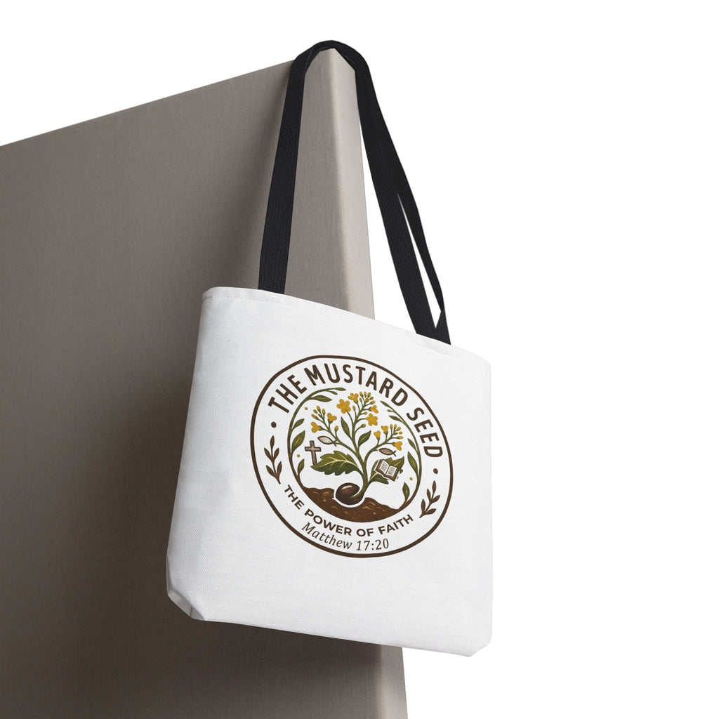 Tote Bag — "The Mustard Seed" Faith Tote Bag (Matthew 17:20)