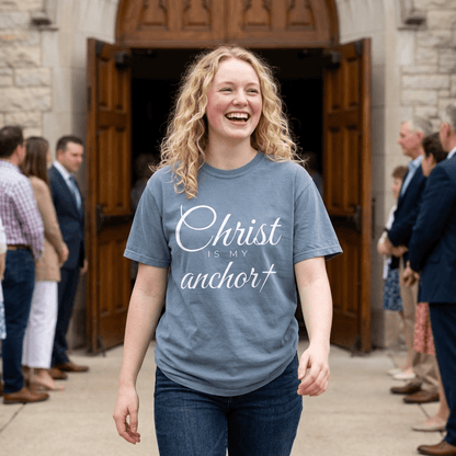 Christian T-Shirt — "Christ Is My Anchor" Faith Tee - The Mustard SeedChristian T-Shirt — "Christ Is My Anchor" Faith TeePrintifyThe Mustard Seed32704825035286310927Christian T-Shirt — "Christ Is My Anchor" Faith TeeT-Shirt