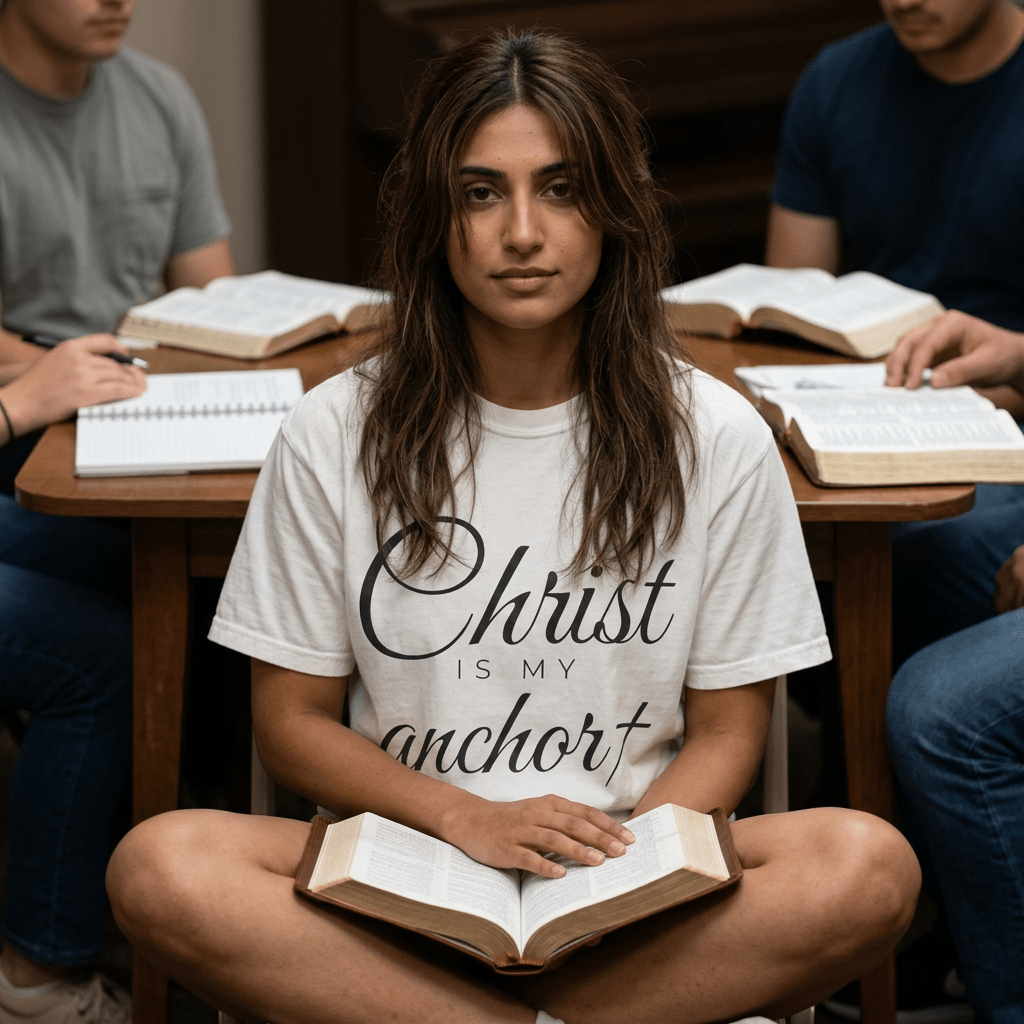 Christian T-Shirt — "Christ Is My Anchor" Faith Tee - The Mustard SeedChristian T-Shirt — "Christ Is My Anchor" Faith TeePrintifyThe Mustard Seed10396916198779626677Christian T-Shirt — "Christ Is My Anchor" Faith TeeT-Shirt
