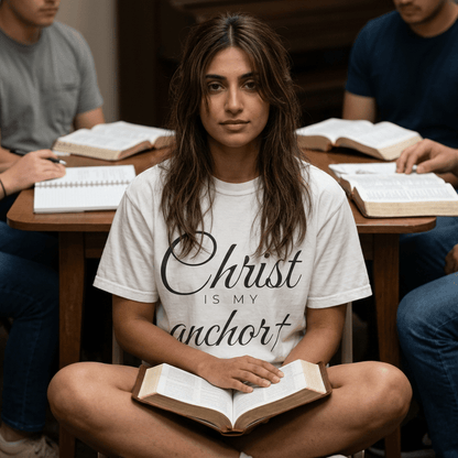 Christian T-Shirt — "Christ Is My Anchor" Faith Tee - The Mustard SeedChristian T-Shirt — "Christ Is My Anchor" Faith TeePrintifyThe Mustard Seed10396916198779626677Christian T-Shirt — "Christ Is My Anchor" Faith TeeT-Shirt