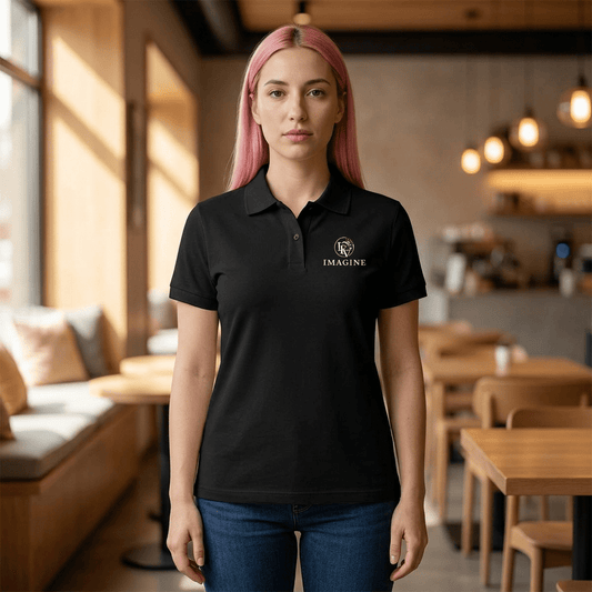 Imagine Logo Women's Polo Shirt - The Mustard SeedImagine Logo Women's Polo ShirtPrintifyThe Mustard Seed16567356199534835642Imagine Logo Women's Polo ShirtT-Shirt