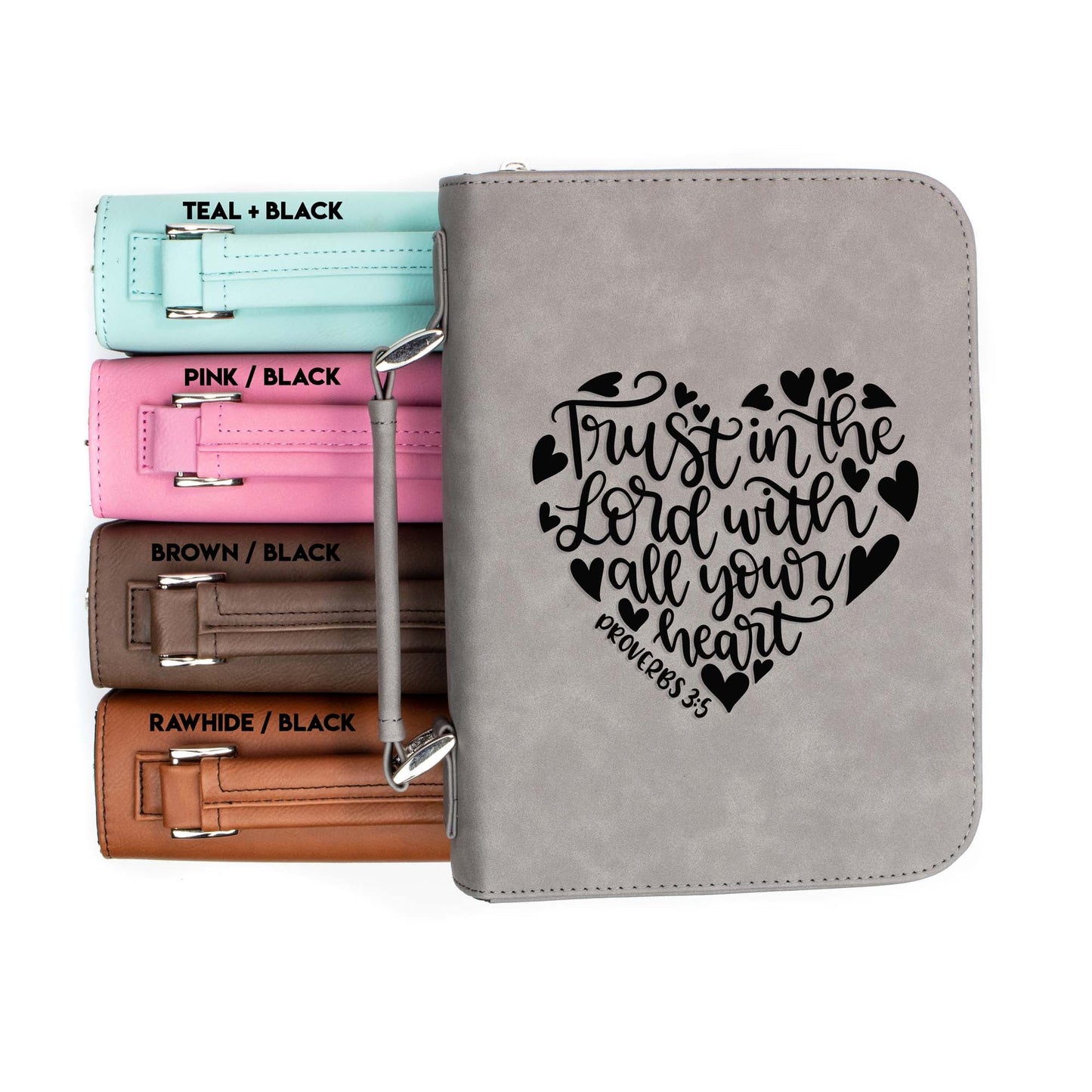 Trust in the Lord Bible cover, Proverbs 3:5 design