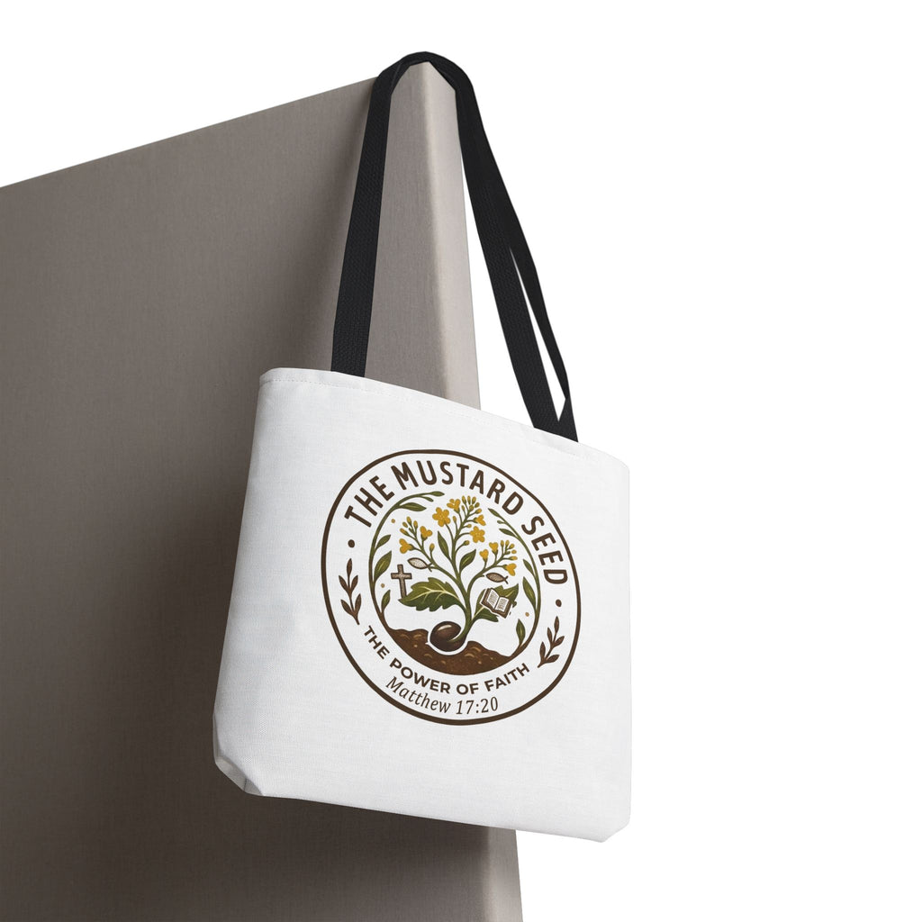 Tote Bag — "The Mustard Seed" Faith Tote Bag (Matthew 17:20)