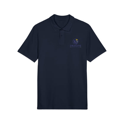 Imagine Embroidered Polo Shirt — Classic Corporate Logo Pique