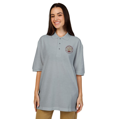 Good Vibes Only casual polo, side view