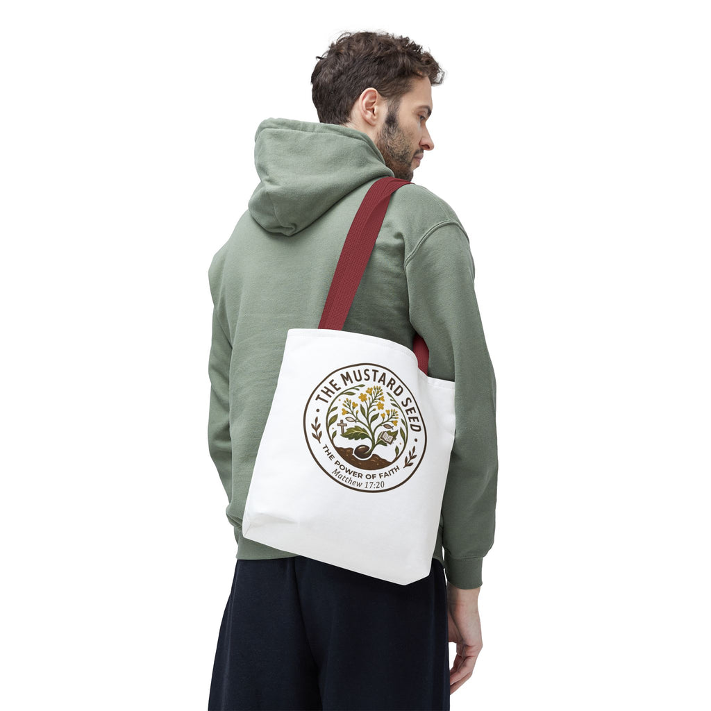 Tote Bag — "The Mustard Seed" Faith Tote Bag (Matthew 17:20)