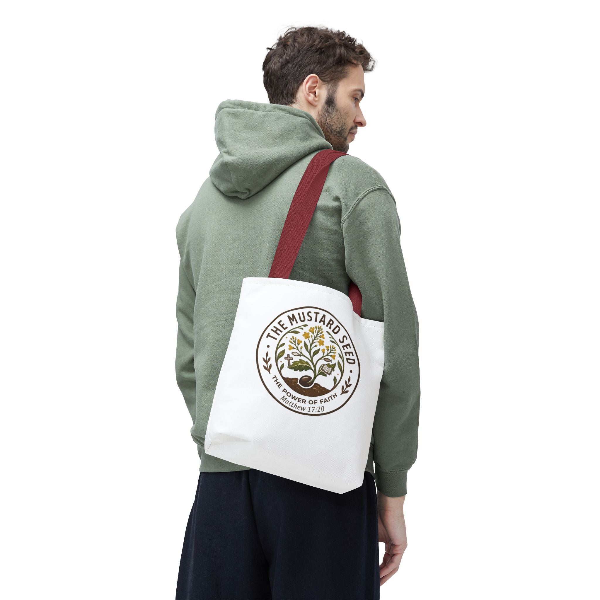 Tote Bag — "The Mustard Seed" Faith Tote Bag (Matthew 17:20)