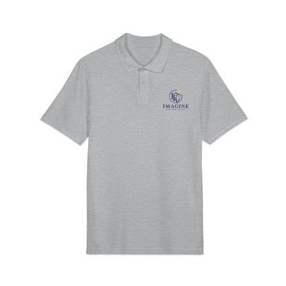 Imagine Embroidered Polo Shirt — Classic Corporate Logo Pique