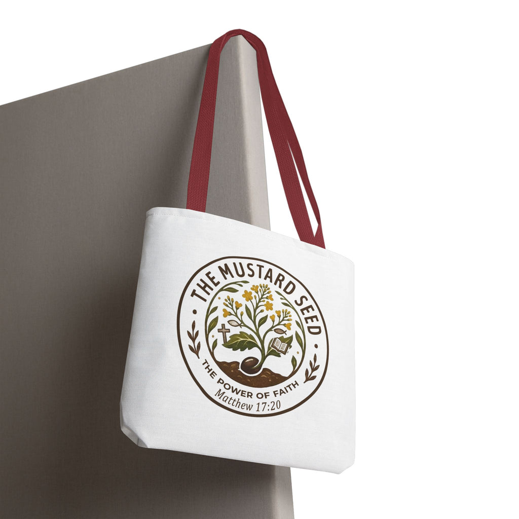 Tote Bag — "The Mustard Seed" Faith Tote Bag (Matthew 17:20)