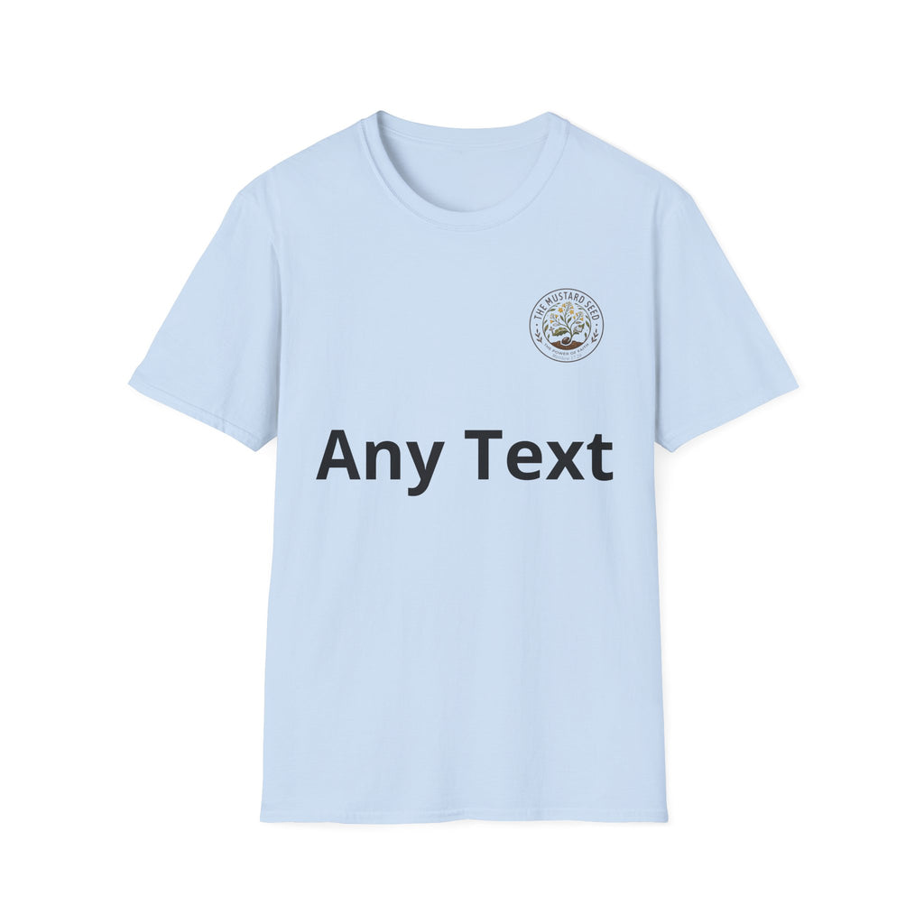 T-Shirt — Mustard Seed Faith Floral Logo Tee