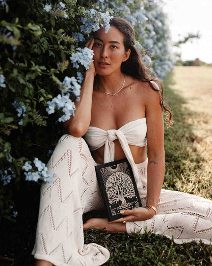 Stone black gratitude and mindfulness journal