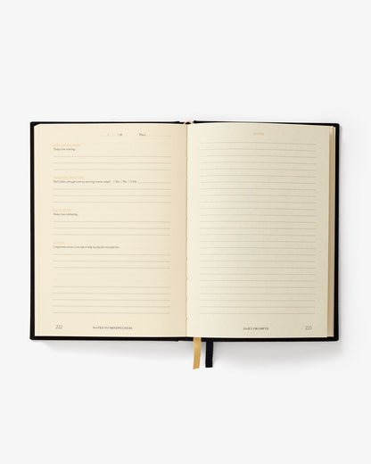 Notes to Mindfulness Journal, interior spread
