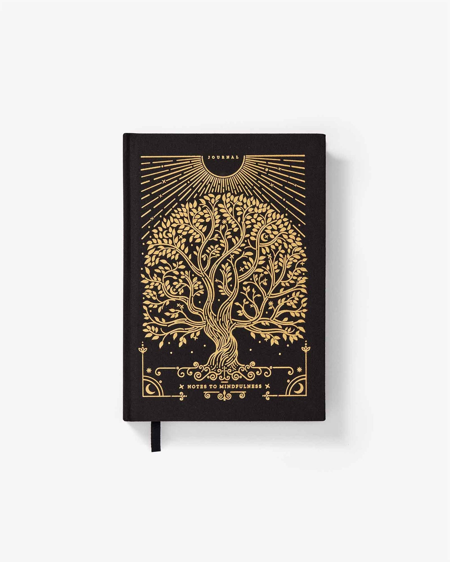 Stone black mindfulness journal for reflection