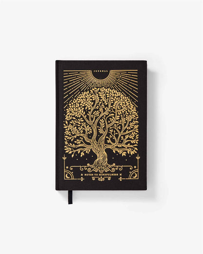Stone black mindfulness journal for reflection