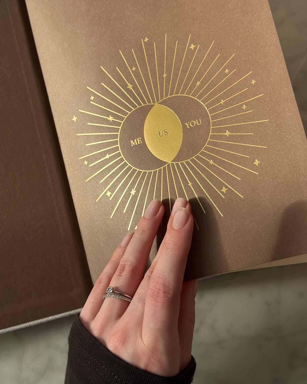 Couples reflection journal with prompts